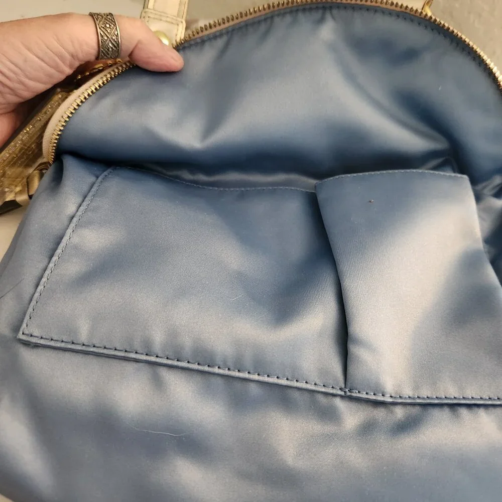 Like New Vintage Coach Poppy Madras Shoulder Bag